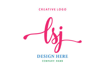 LSJ lettering logo is simple, easy to understand and authoritative