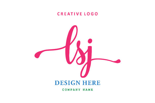LSJ lettering logo is simple, easy to understand and authoritative