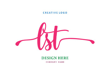 LST lettering logo is simple, easy to understand and authoritative