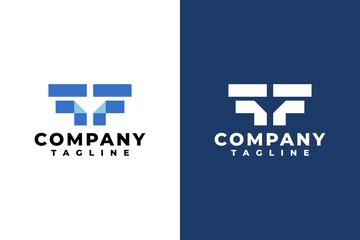 Obraz premium abstract letter ff logo good for any business