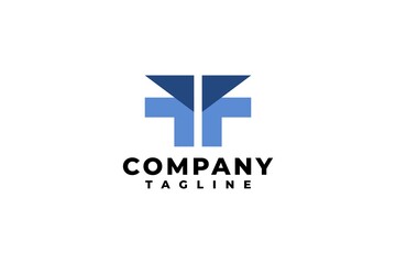 abstract letter ff logo good for any business