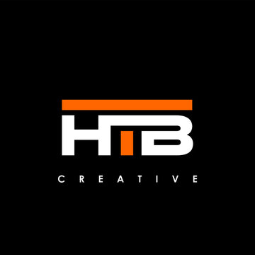 HTB Letter Initial Logo Design Template Vector Illustration