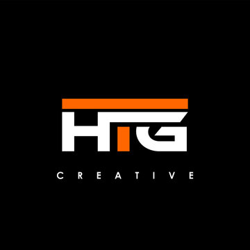 HTG Letter Initial Logo Design Template Vector Illustration