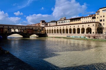 Obraz premium ponte vecchio city