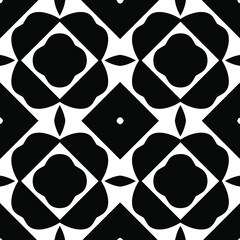  Black and white texture. seamless geometric pattern. 