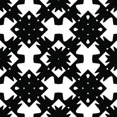  Black and white texture. seamless geometric pattern. 