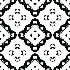Black and white texture. seamless geometric pattern. 