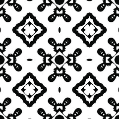 Black and white texture. seamless geometric pattern. 
