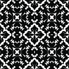 Black and white texture. seamless geometric pattern. 