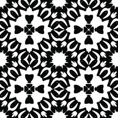 Black and white texture. seamless geometric pattern. 