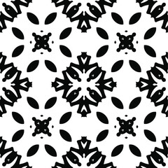 Black and white texture. seamless geometric pattern. 