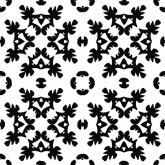  Black and white texture. seamless geometric pattern. 