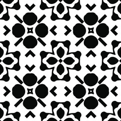  Black and white texture. seamless geometric pattern. 