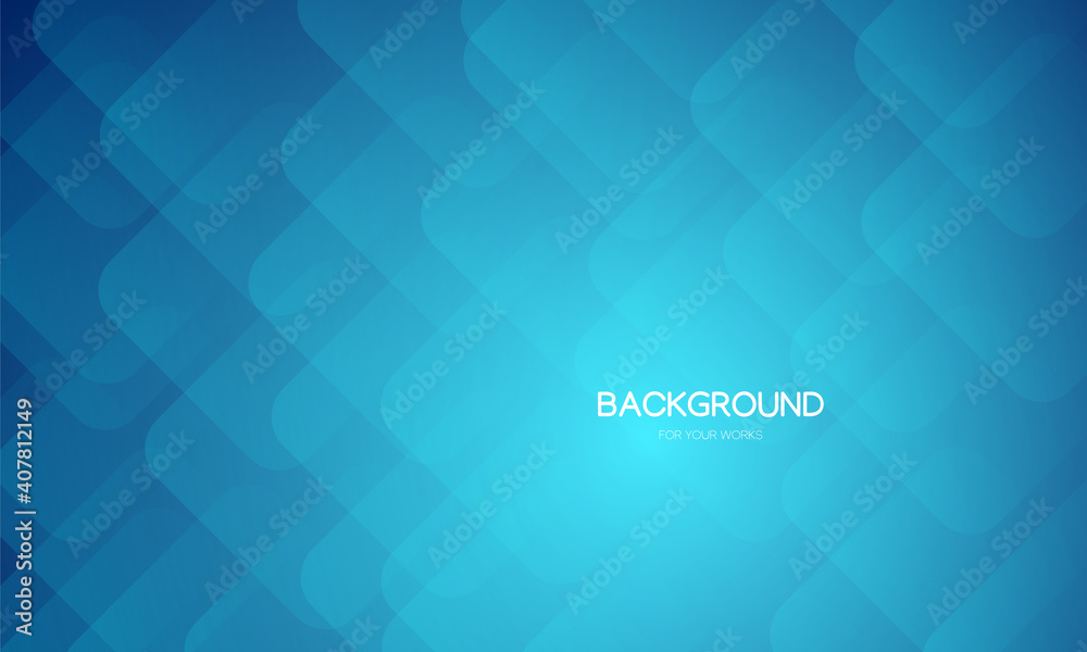 Aufkleber Abstract background vector illustration. Gradient blue with geometric shapes composition.