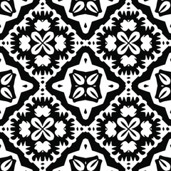 Fototapeta na wymiar Black and white texture. seamless geometric pattern. 