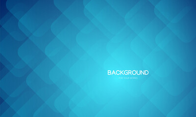 Fototapeta premium Abstract background vector illustration. Gradient blue with geometric shapes composition.