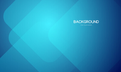 Abstract background vector illustration. Gradient blue with geometric shapes composition.