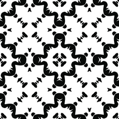 Black and white texture. seamless geometric pattern. 