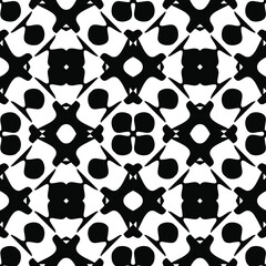 Black and white texture. seamless geometric pattern. 