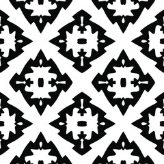 Black and white texture. seamless geometric pattern. 