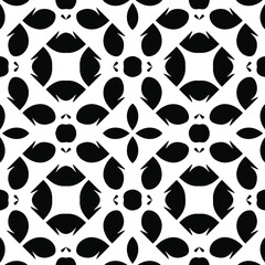 Black and white texture. seamless geometric pattern. 