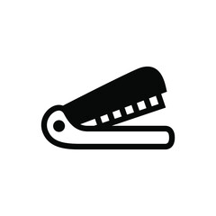 Office stapler icon vector graphic illustration