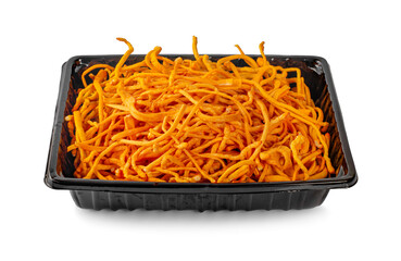 Cordyceps Sinensis Mushroom isolated white background