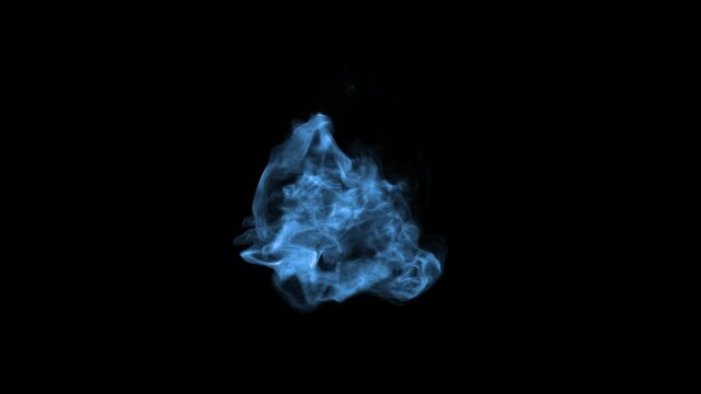 Smoke, Cloud of cold fog in light spot background. Abstract white smoke in slow motion.  Light, white, fog, cloud, black background, 4k, ice smoke cloud. Floating fog.