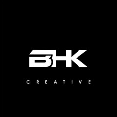 BHK Letter Initial Logo Design Template Vector Illustration