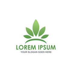 nature leaf logo vector image