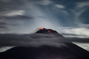 Mount Merapi is the most active volcano in Central Java and Yogyakarta, Indonesia