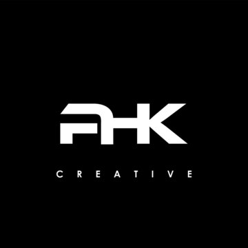 PHK Letter Initial Logo Design Template Vector Illustration
