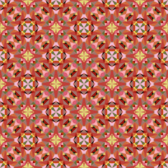 Geometric seamless pattern, ornament, abstract colorful background, fashion print.