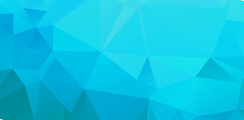 Blue vivid polygonal mosaic background, creative design templates Illustration