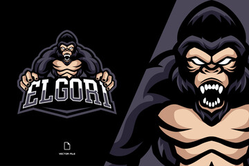 angry mascot esport logo illustration game team © eryusan