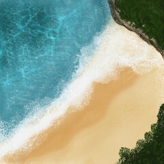 Exotic Wave on the Beach