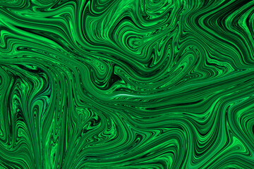 Green liquid marble vector background