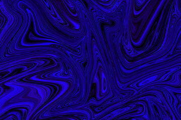 Blue liquid marble vector background