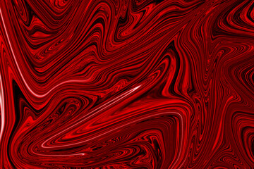 Red liquid marble vector background