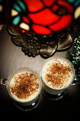 Eggnog Christmas cocktail