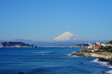 冬の富士山