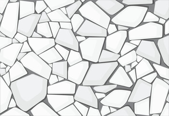 white gravel texture wallpaper. vector illustration eps10