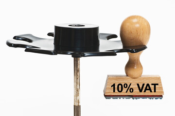 stamp 10 percent VAT