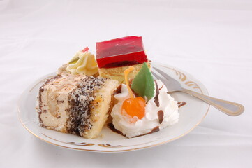 Party food, a sumptuous dinner.