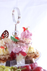 Party food, a sumptuous dinner.