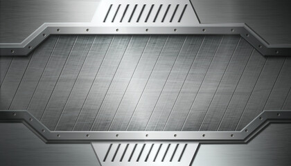 Textured industrial metal background.