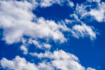 blue sky with clouds
