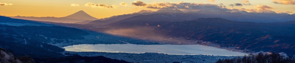landscape with mountains