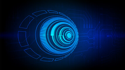 Fototapeta premium Circuit technology background