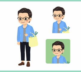 Young man in a sweater